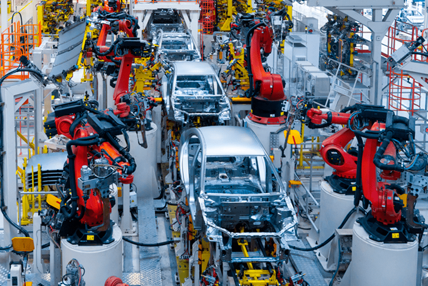 Robôs na Indústria Automobilística: Como garantir proteção e integração? -  Rayflex